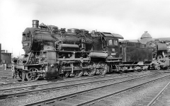 Rivarossi HR2889 - H0 - DB, Dampflok Baureihe 56.20, in schwarz/roter Lackierung, Ep. III